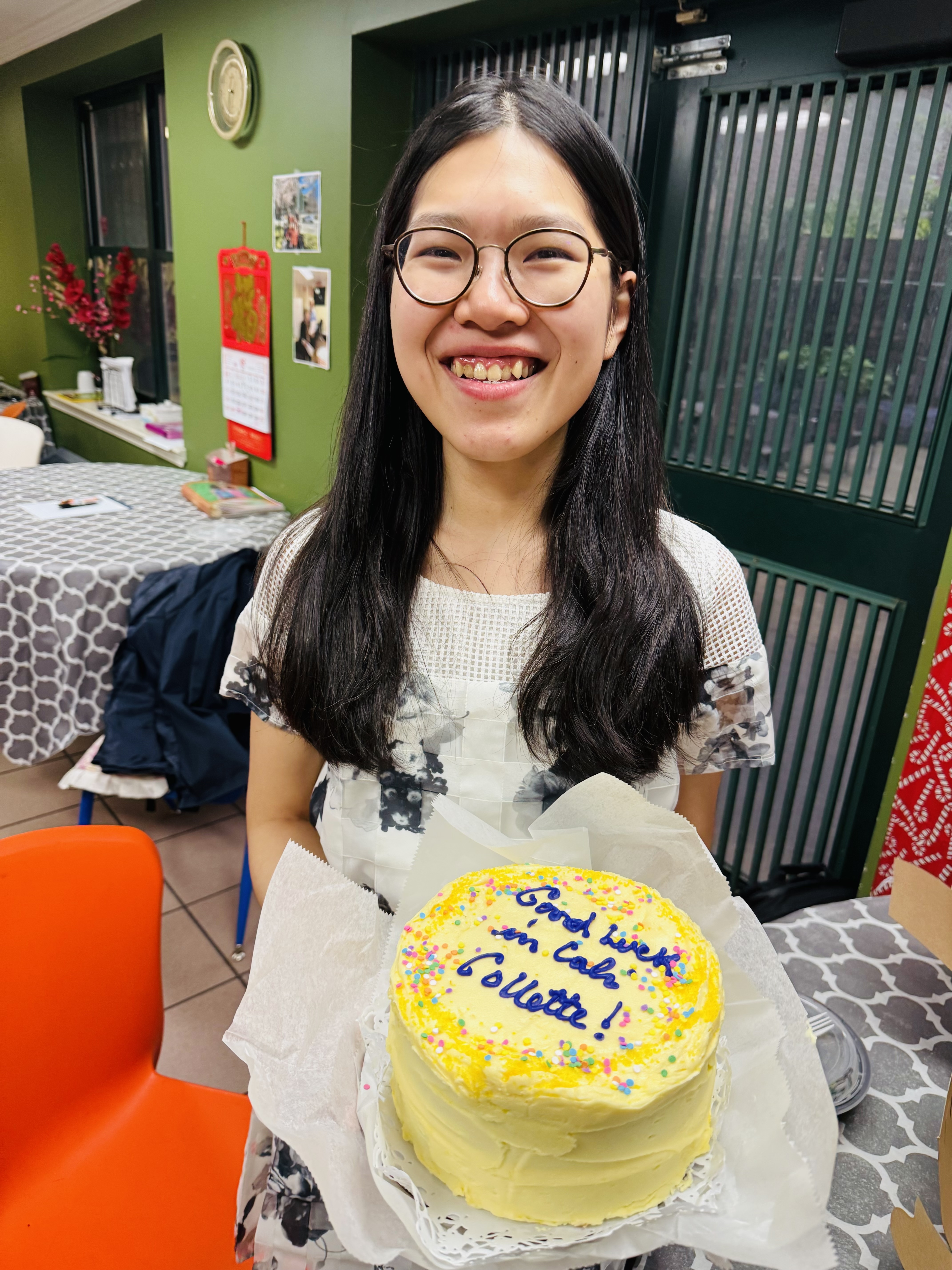 AABANY cake presented to Colette Chang