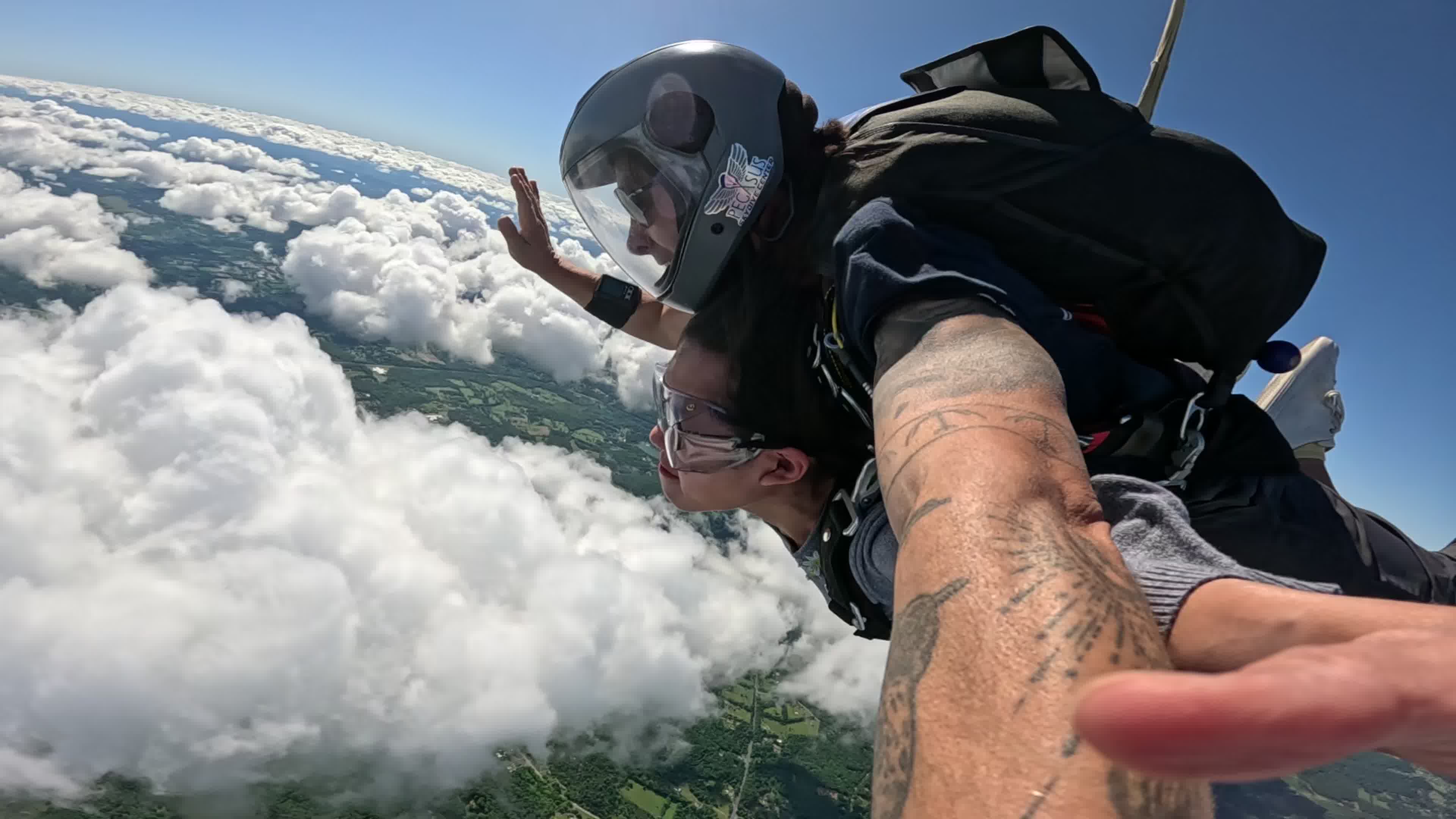 Colette Chang's skydiving experience